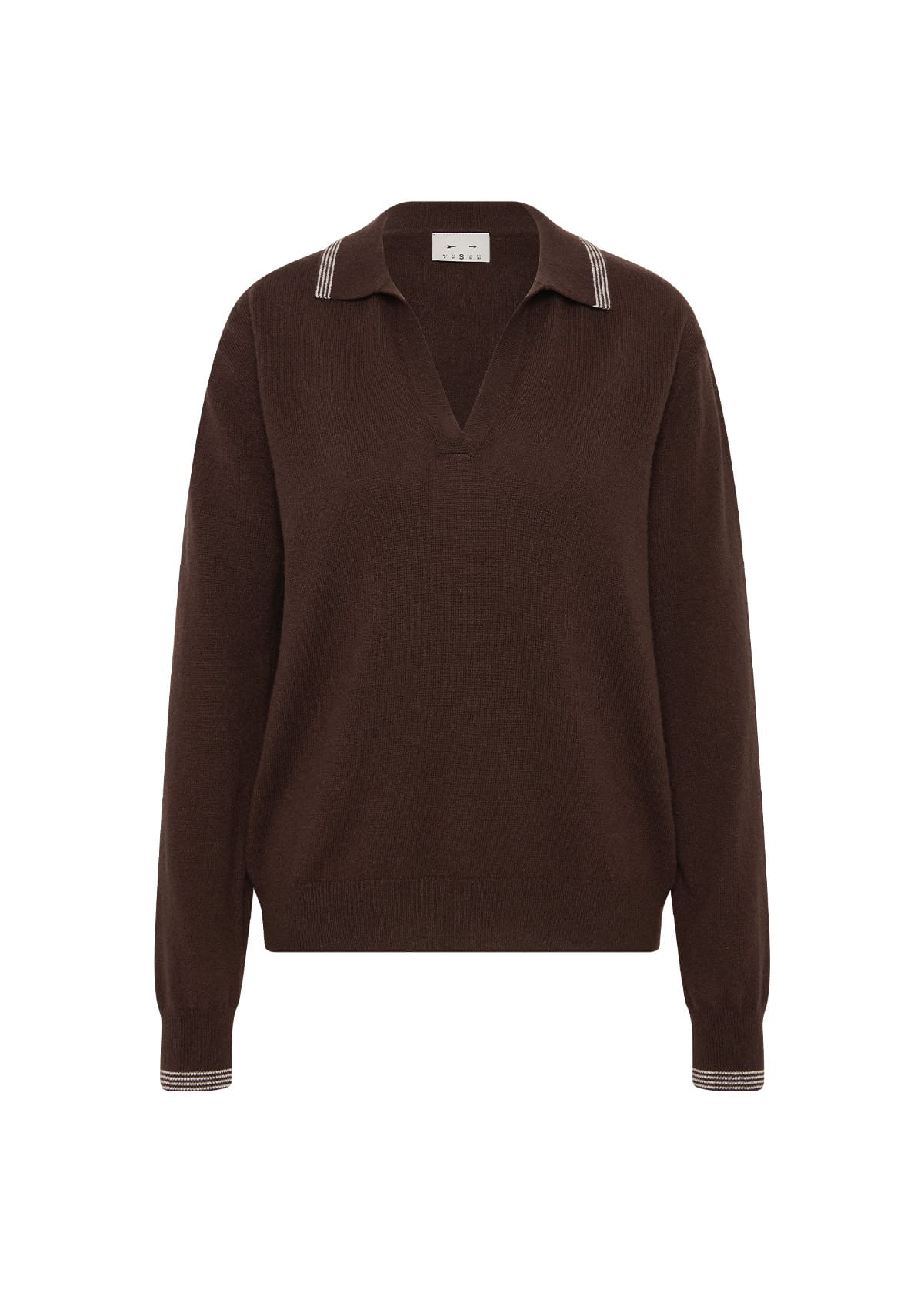 The Upside Knits Coco Luna Cashmere Knit Top - Chocolate