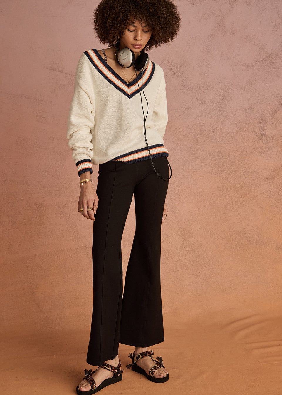 The Upside Knits The Upside | Josette V Neck Knit Sweater