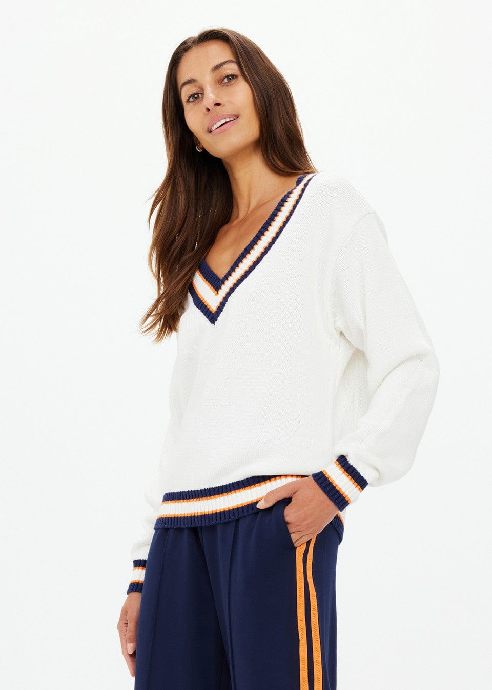The Upside Knits The Upside | Josette V Neck Knit Sweater