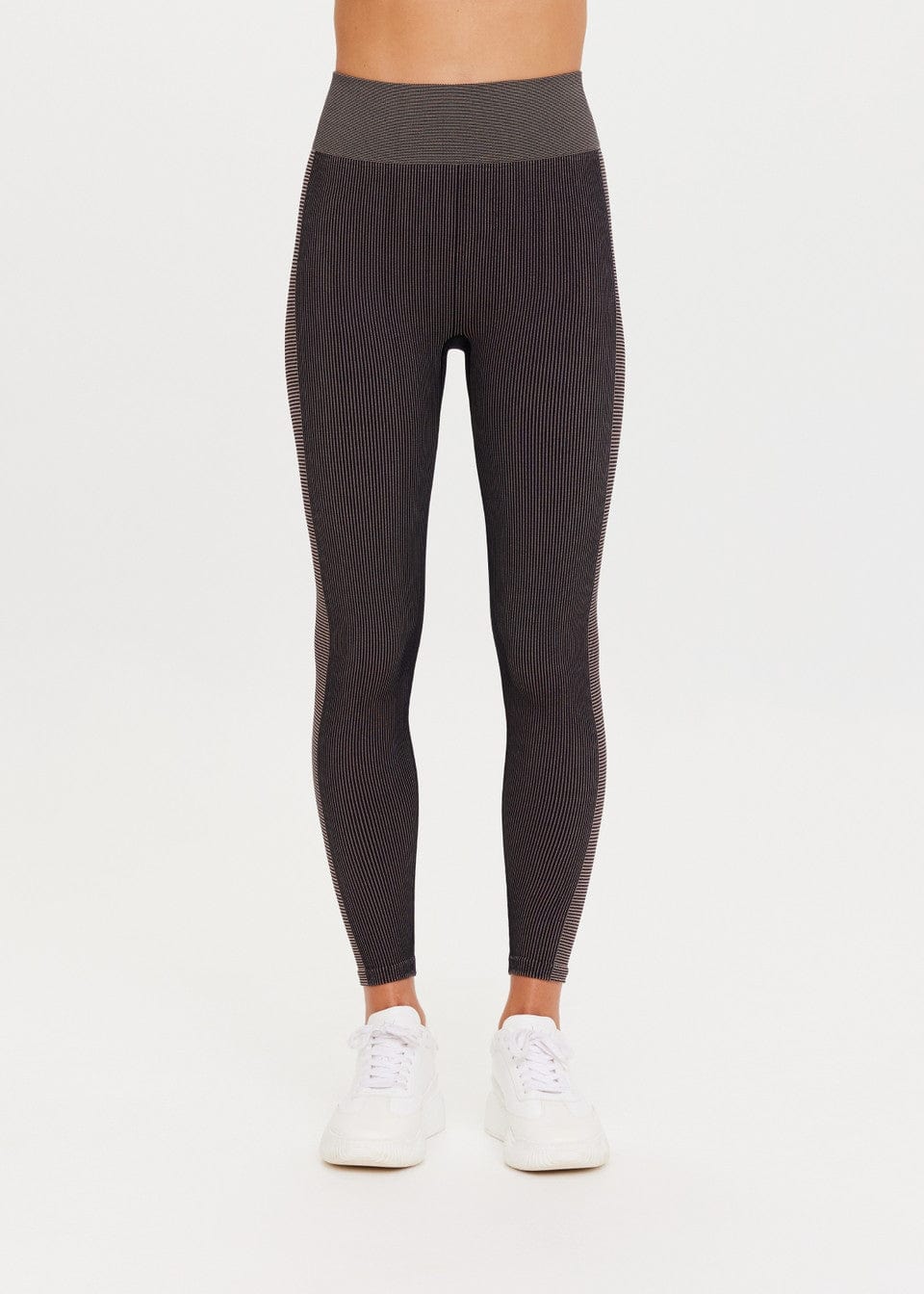 The Upside Leggings The Upside | Ribbed Seamless 25in Midi Pant