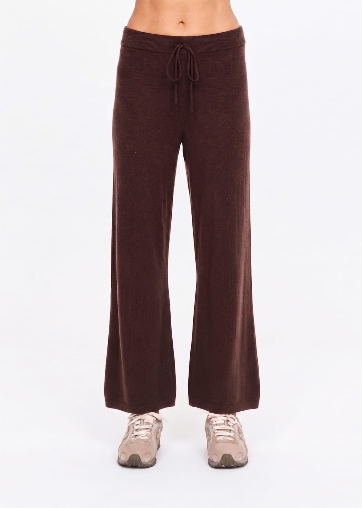 The Upside Pants Coco Amelie Cashmere Knit Pant - Chocolate
