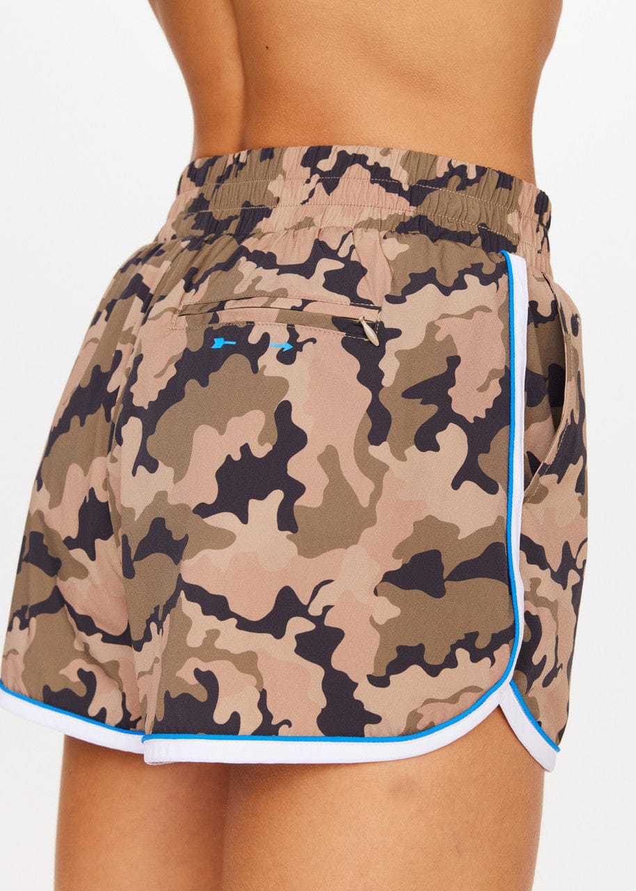The Upside Shorts - Activewear The Upside | Trekky Billie Run Short - Camo