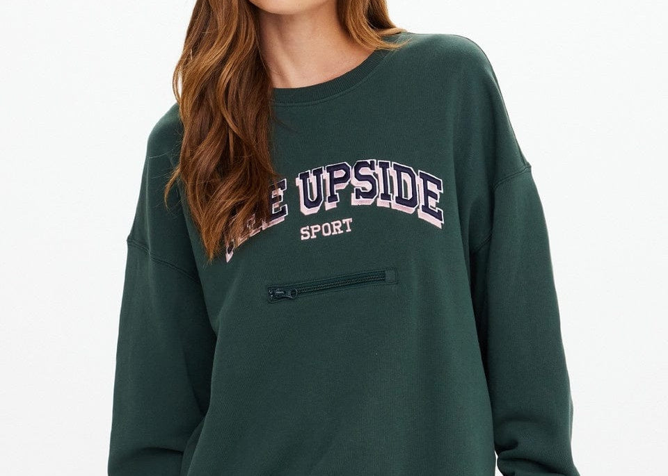 The Upside Sweaters The Upside | Alumni Coolum Crew - Agave