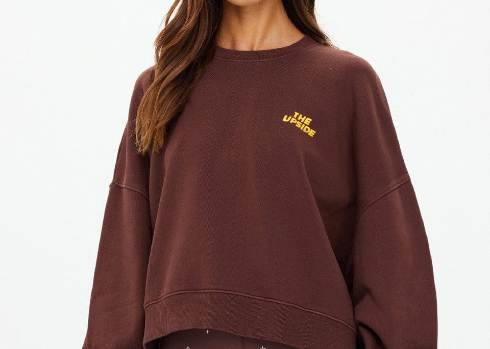 The Upside Sweaters The Upside | Paloma Crew - Cocoa