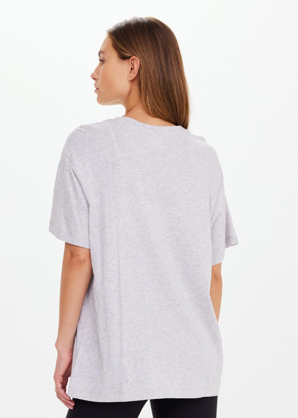 The Upside Tees Sammi Tee - Grey Marle