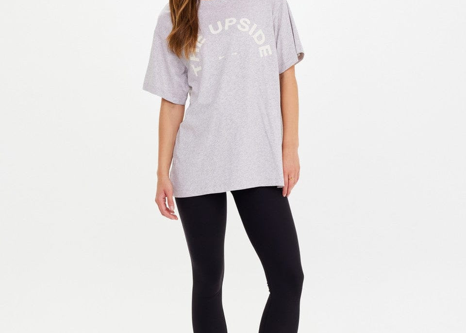 The Upside Tees Sammi Tee - Grey Marle