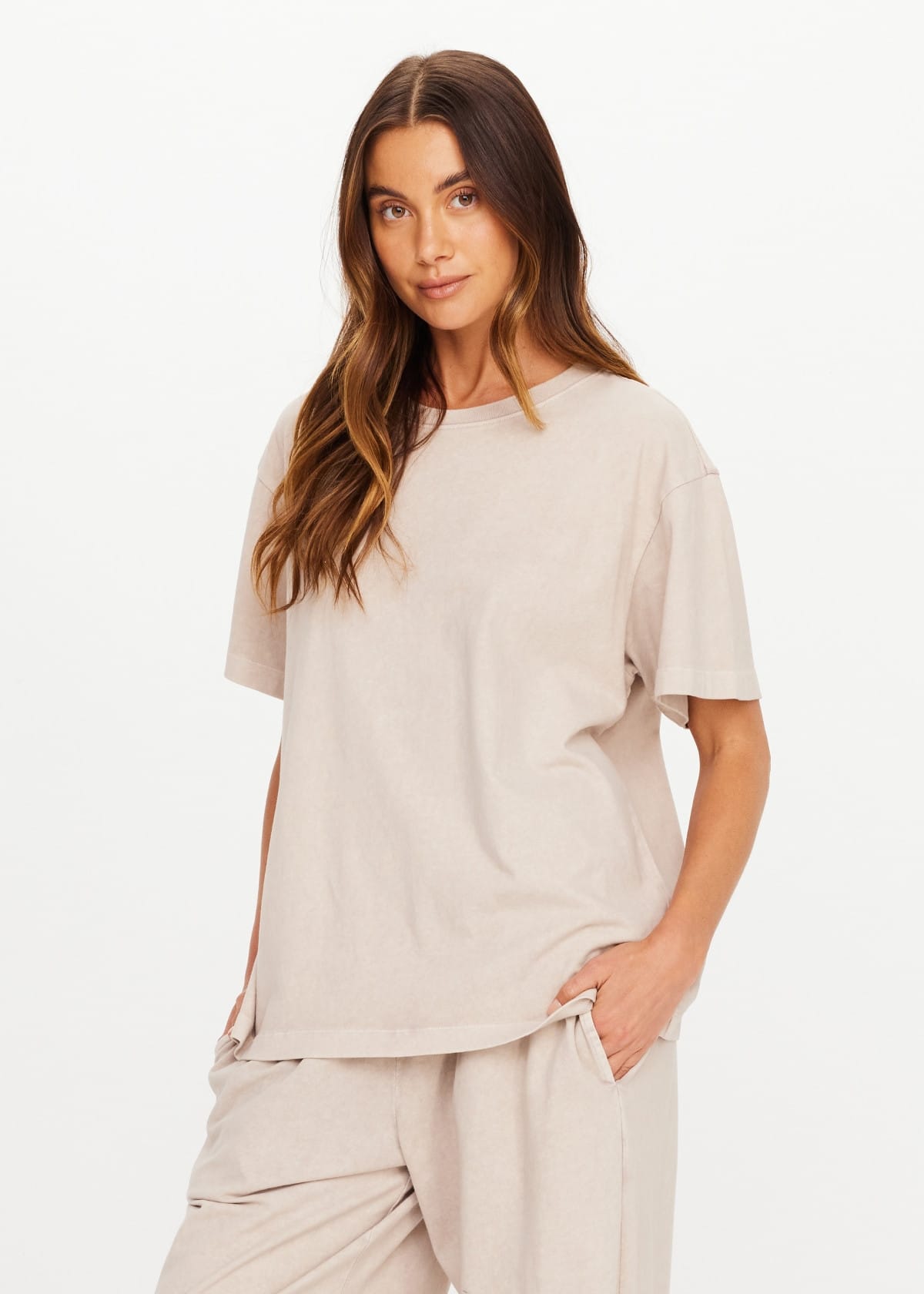 The Upside Tees Soho Sammi Tee - Mushroom