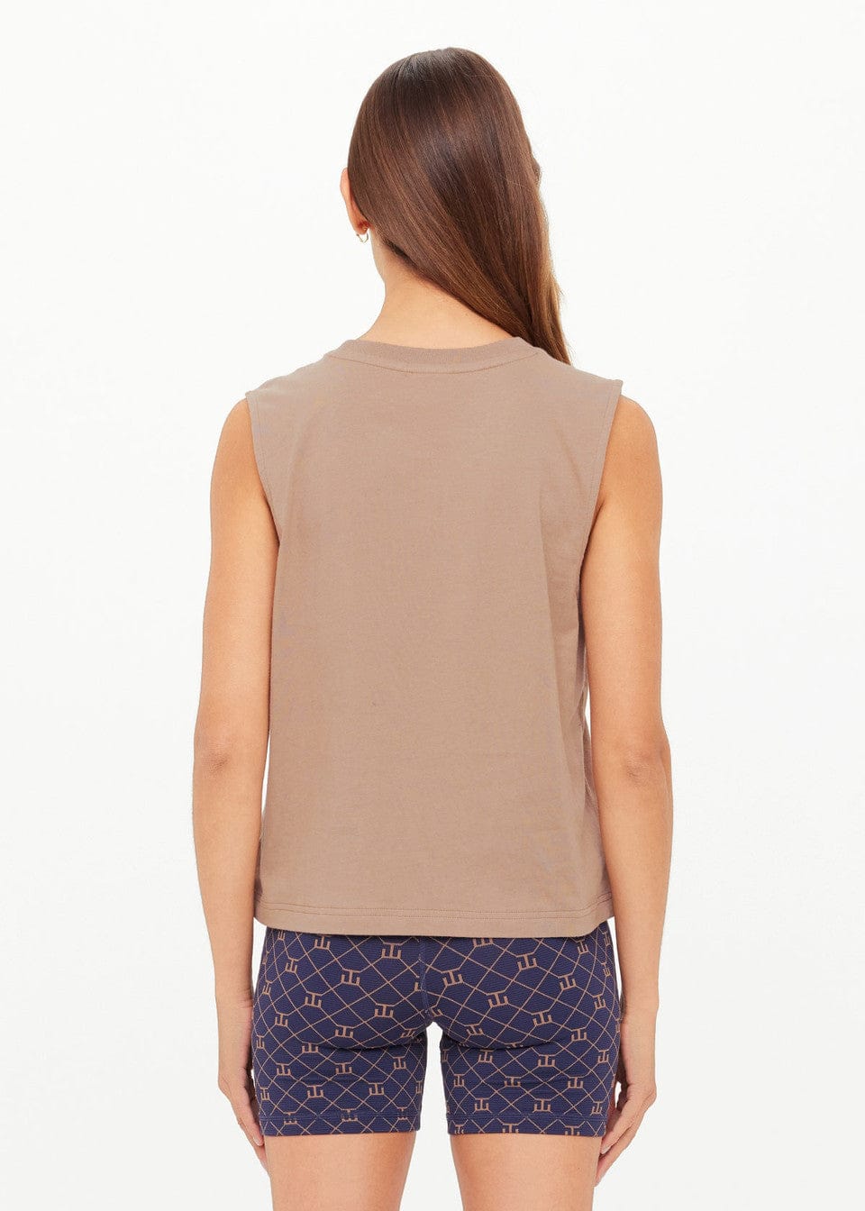 The Upside Tops - Activewear Dawson Tank - Brown