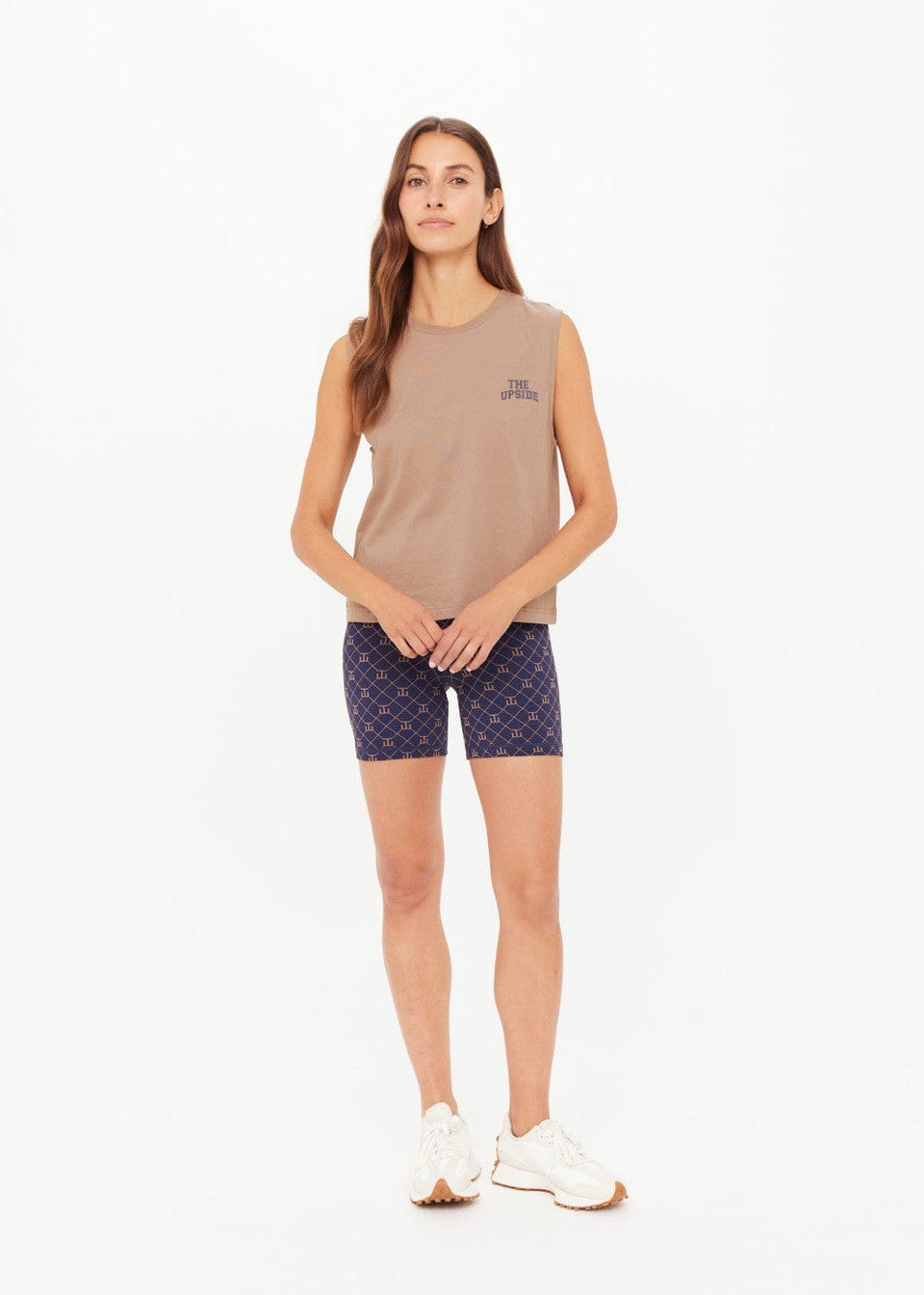 The Upside Tops - Activewear Dawson Tank - Brown