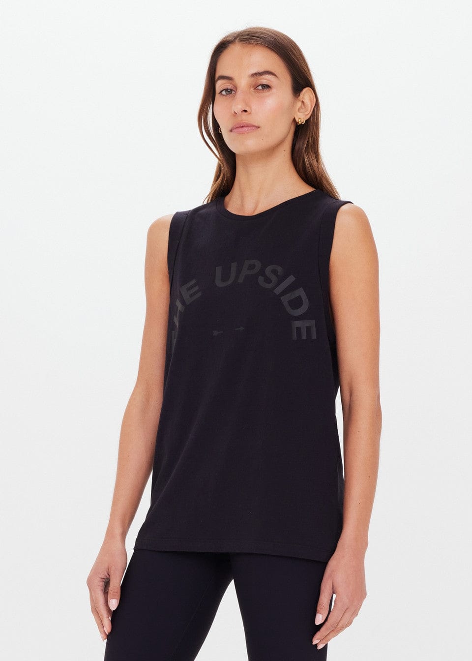 The Upside Tops - Activewear Jeet Tank - Black