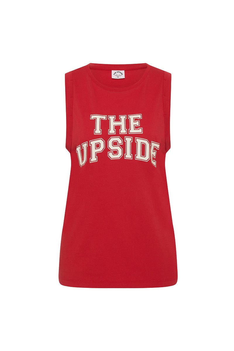The Upside Tops - Activewear Jeet Tank Top - Cherry