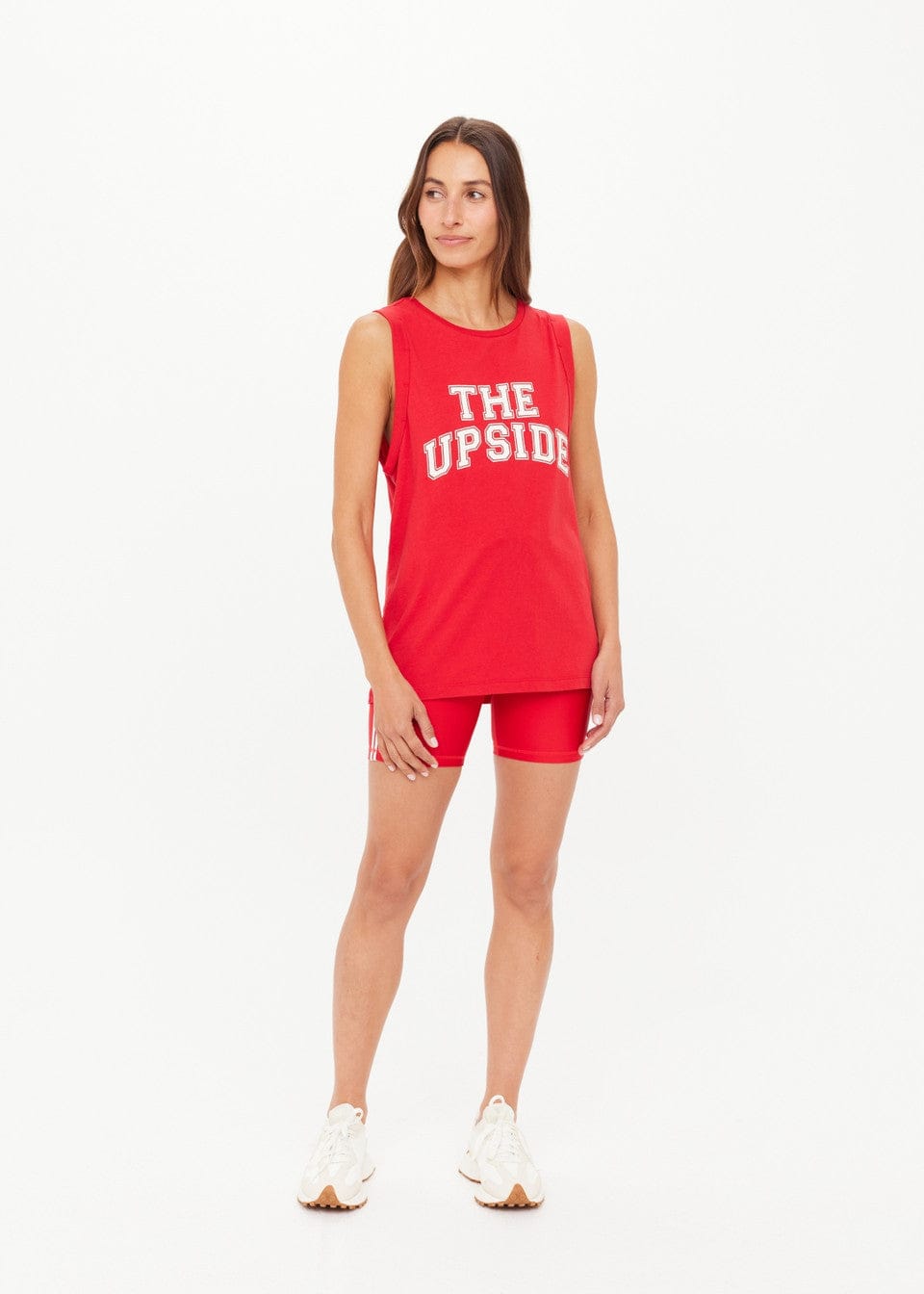 The Upside Tops - Activewear Jeet Tank Top - Cherry