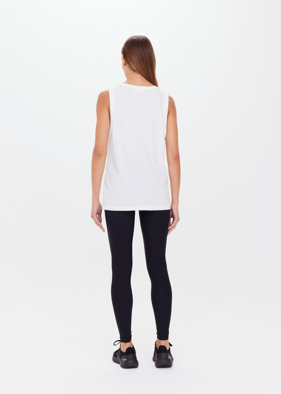 The Upside Tops - Activewear Jeet Tank - White