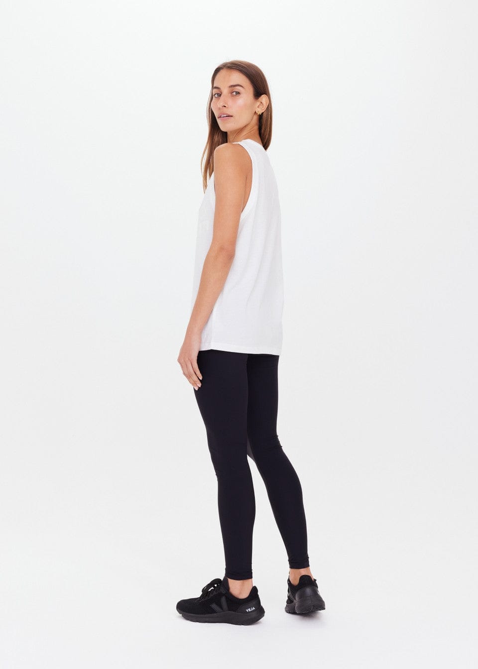 The Upside Tops - Activewear Jeet Tank - White
