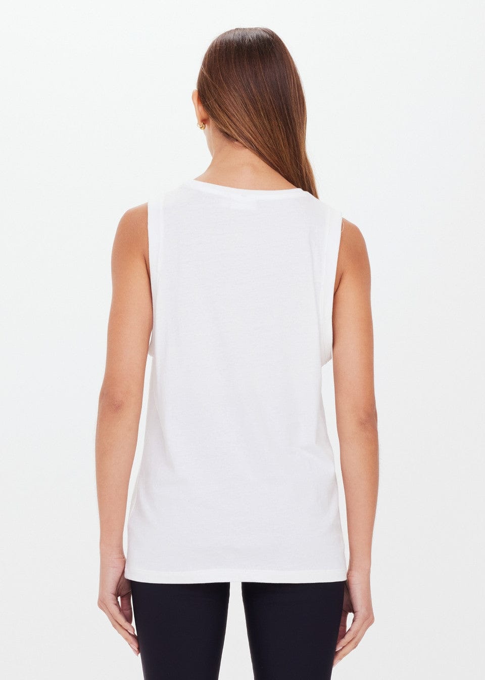 The Upside Tops - Activewear Jeet Tank - White