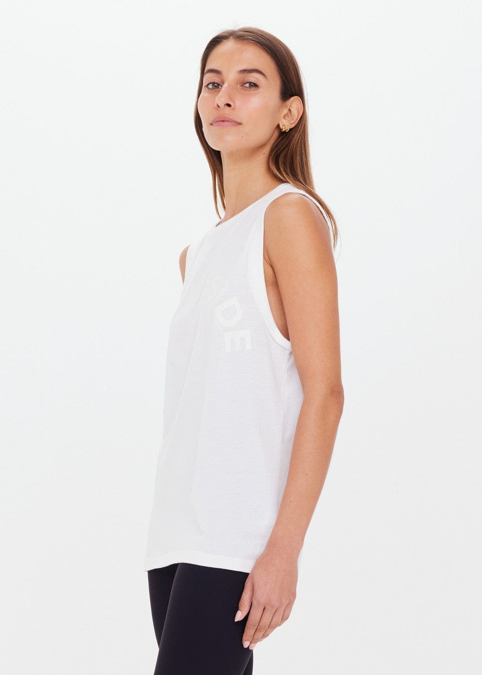 The Upside Tops - Activewear Jeet Tank - White