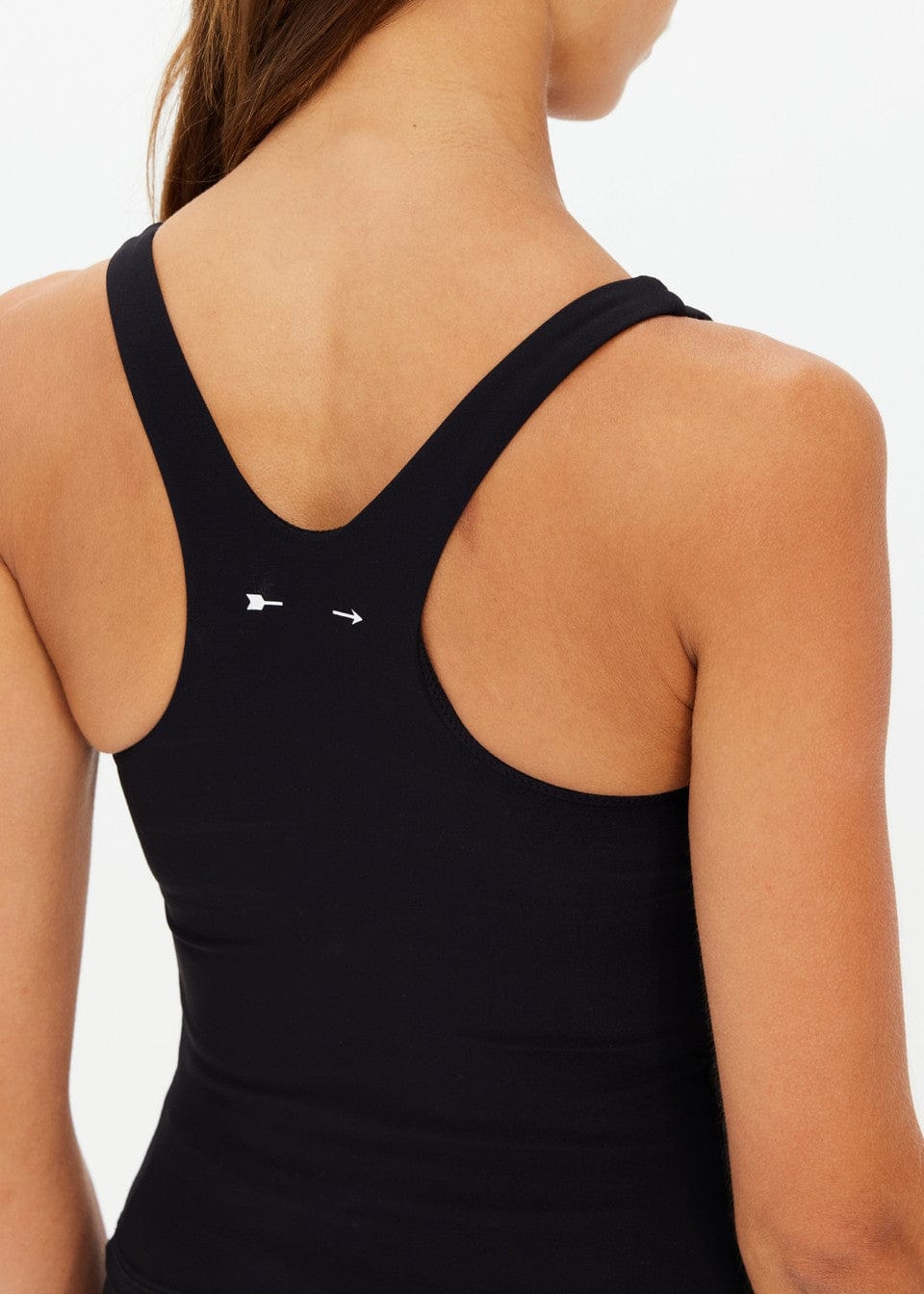 The Upside Tops - Activewear Peached Laurie Tank Top  - Black