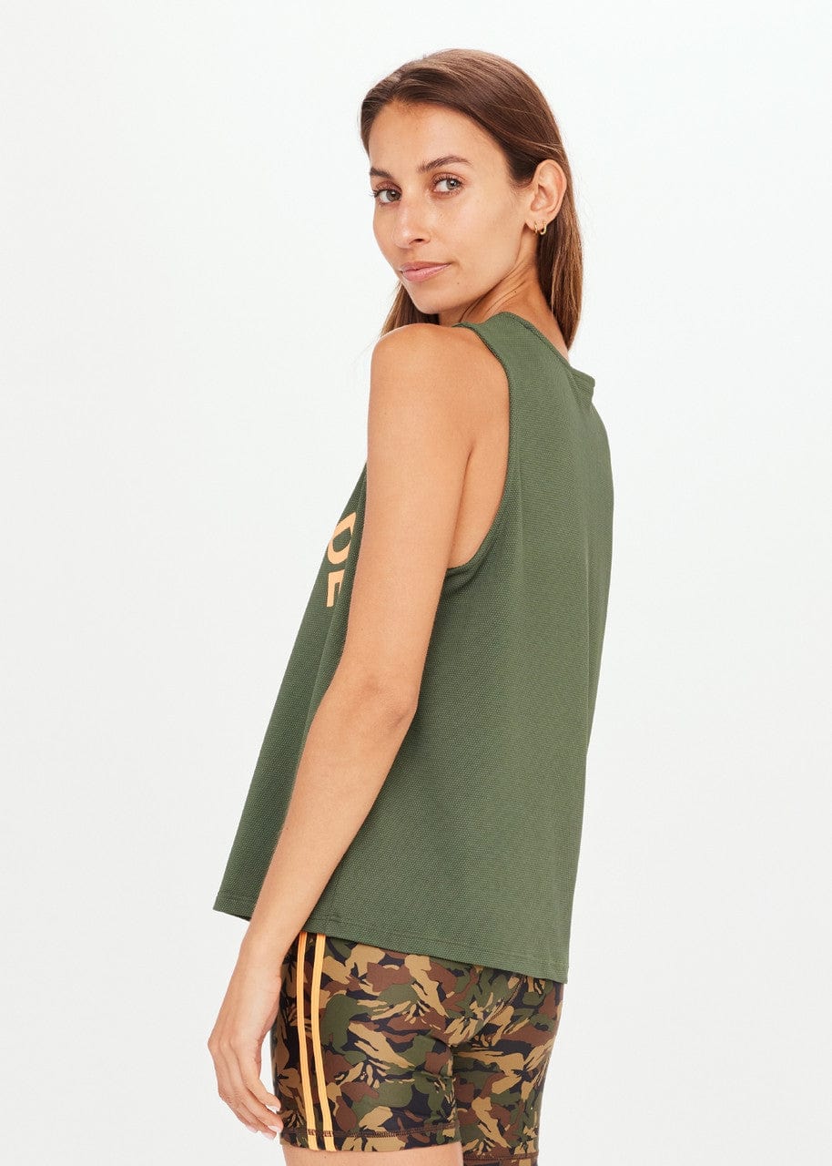 The Upside Tops - Activewear The Upside | Bailey Tank - Olive