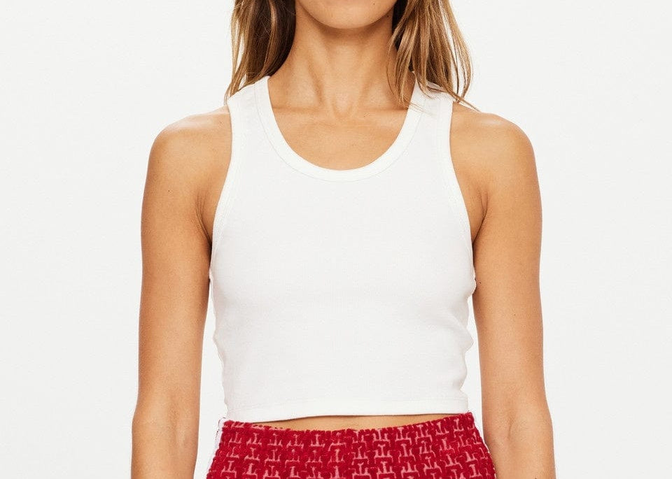 The Upside Tops - Activewear The Upside | Sophie Crop - White