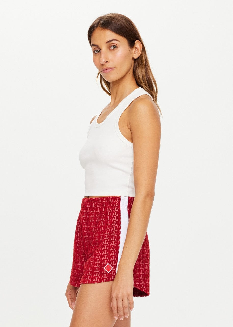 The Upside Tops - Activewear The Upside | Sophie Crop - White