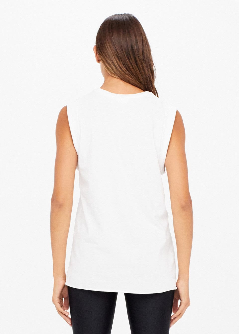 The Upside Tops - Tanks Muscle Tank - White
