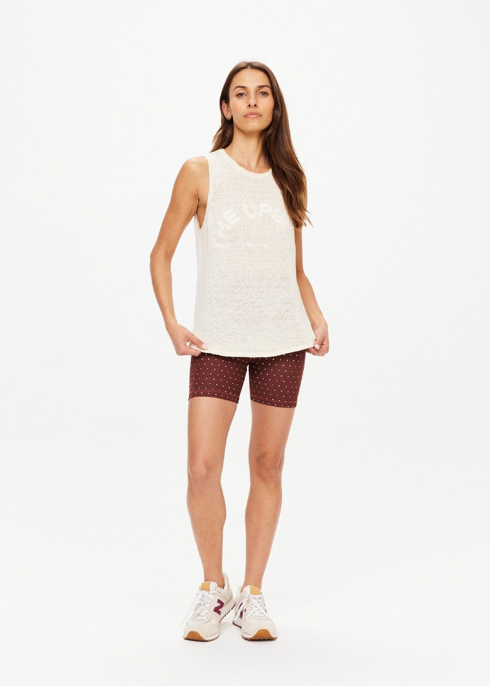 The Upside Tops - Tanks The Upside | Knitted Tara Tank - Natural