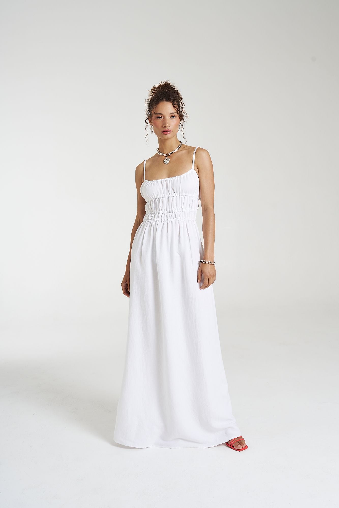 Summi Summi | Montague Maxi Dress - Angelic White