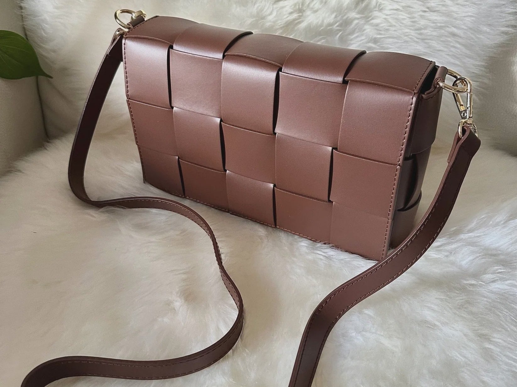 Zhade Handbags - Small Cassetta Bag - Cioccolato Scuro Leather