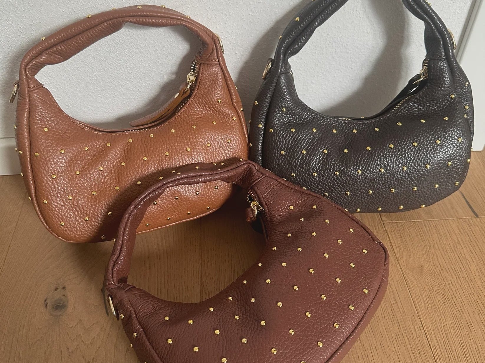 Zhade Handbags - Small Livia Bag - Chocolate Brown Leather