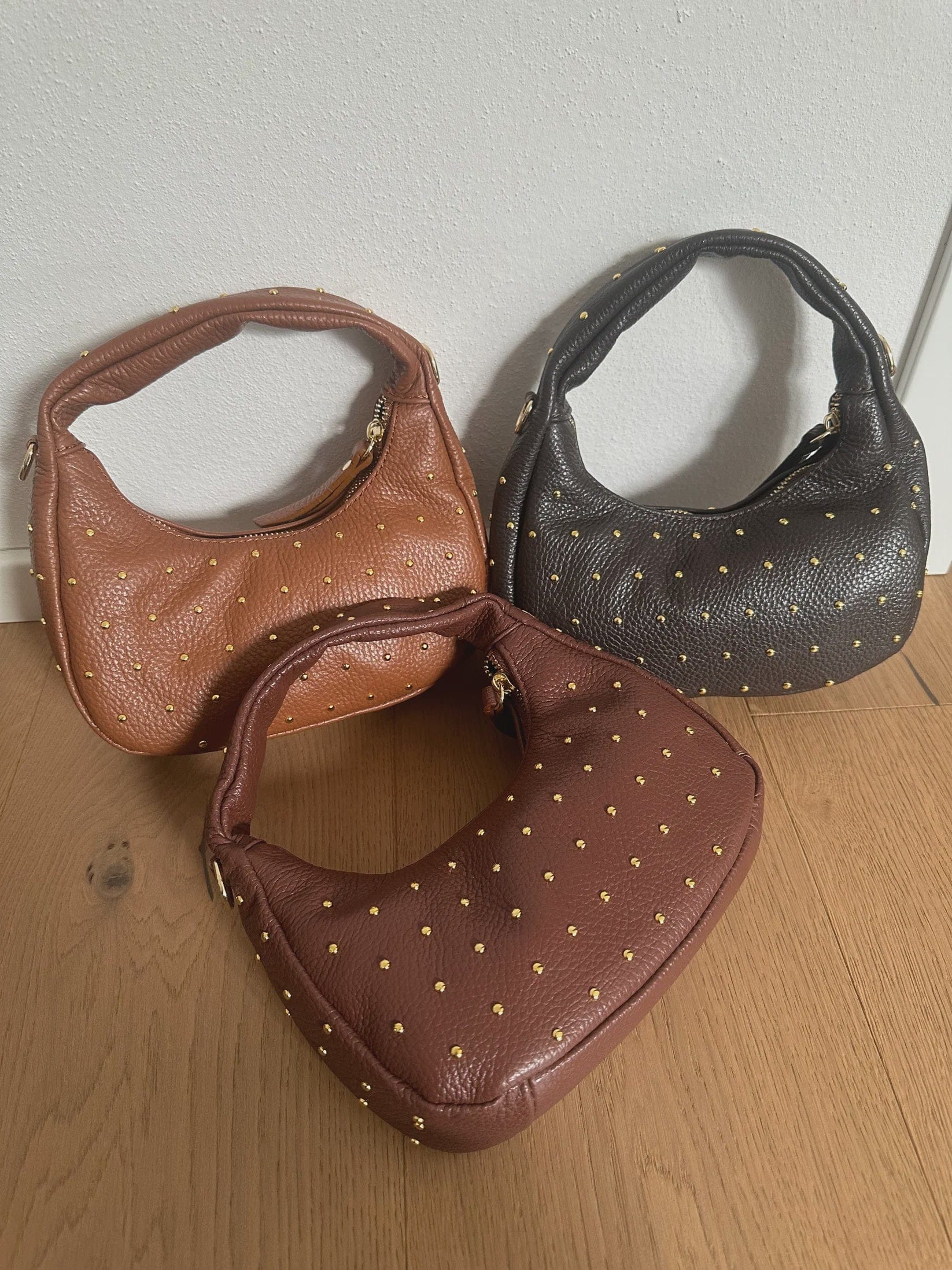 Zhade Handbags - Small Livia Bag - Chocolate Brown Leather