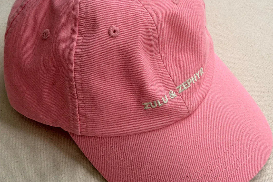Zulu & Zephyr Hats/Headpieces Zulu & Zephyr Canvas Cap - Pink