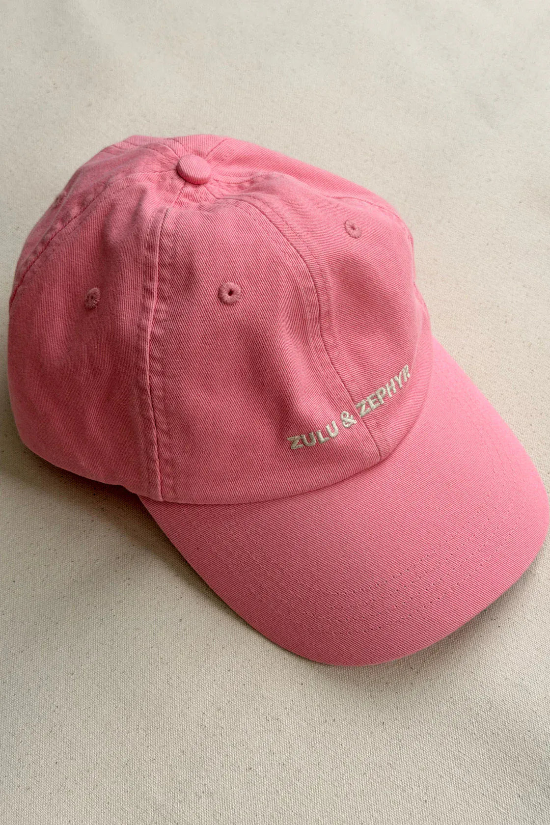 Zulu & Zephyr Hats/Headpieces Zulu & Zephyr Canvas Cap - Pink
