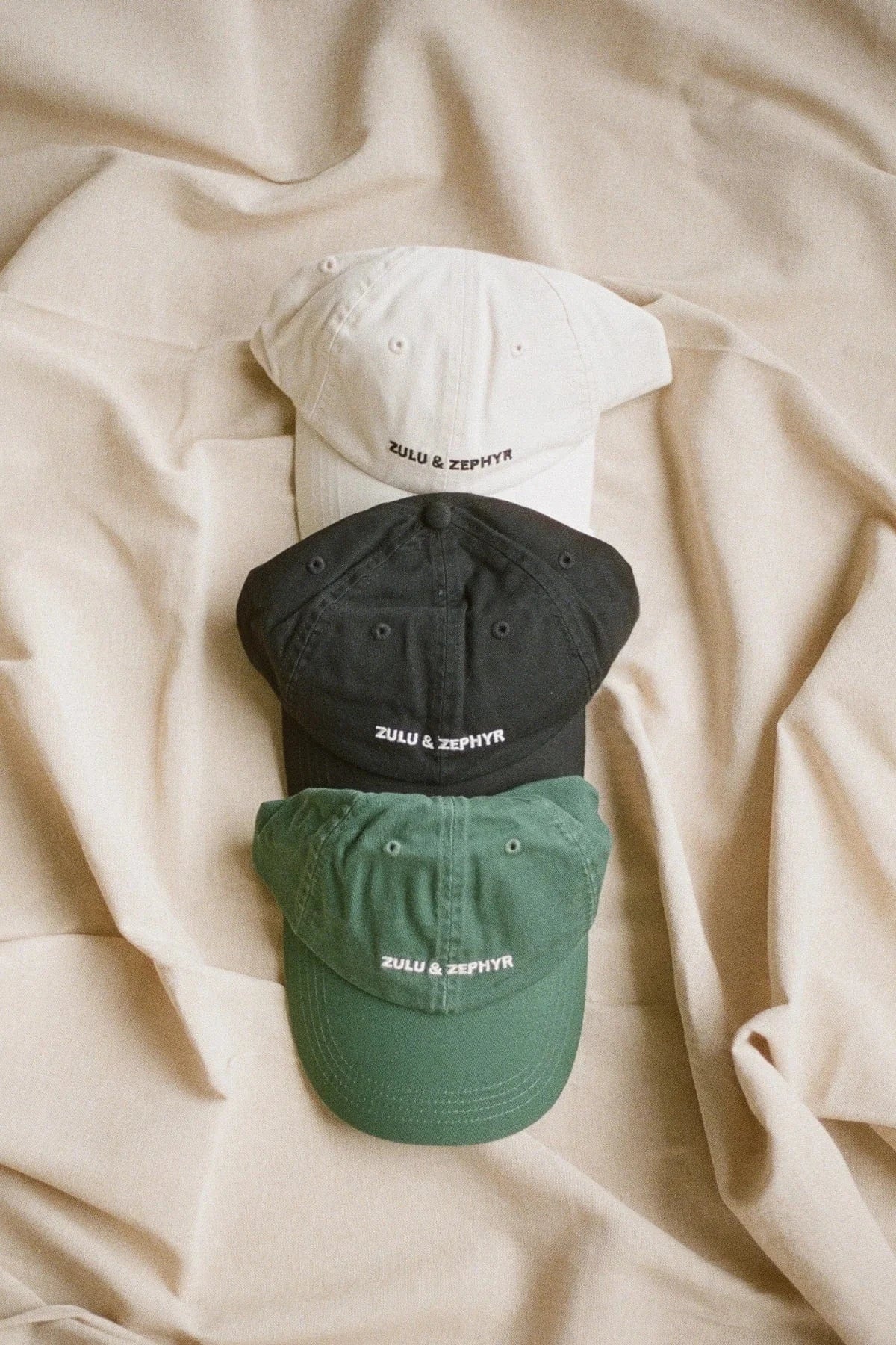 Zulu & Zephyr Hats/Headpieces Zulu & Zephyr | Canvas Cap - Tallow Green