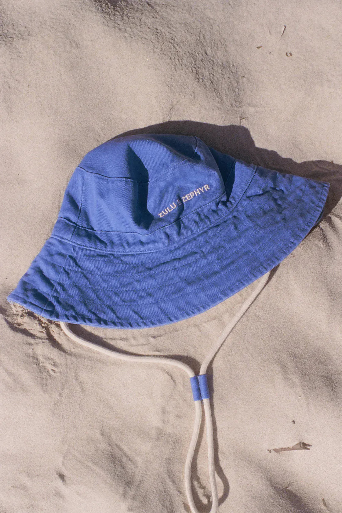 Zulu & Zephyr Hats/Headpieces ZZ Logo Bucket Hat - Denim Blue