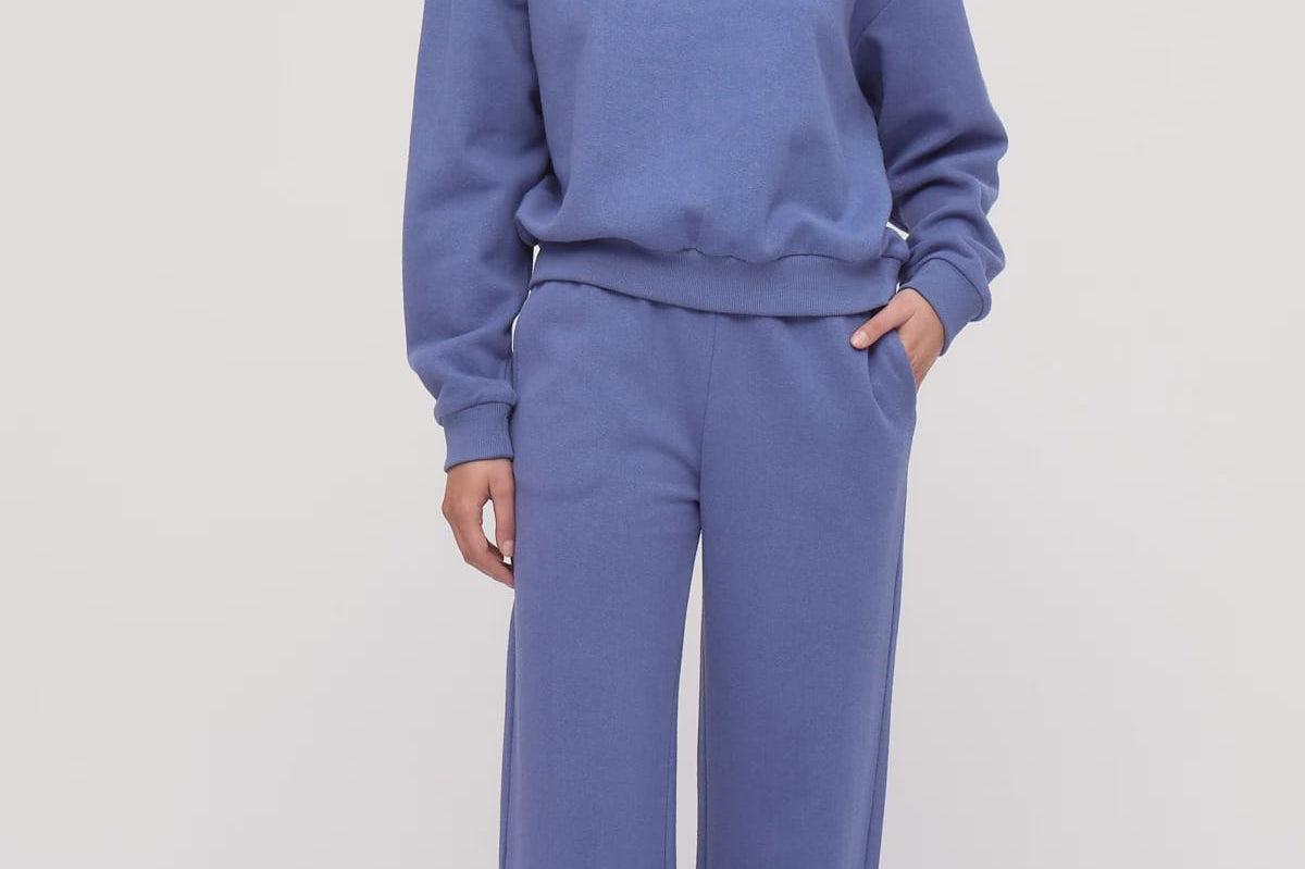 Zulu & Zephyr Pants - Casual Fleece Sport Sweatpant - Blue