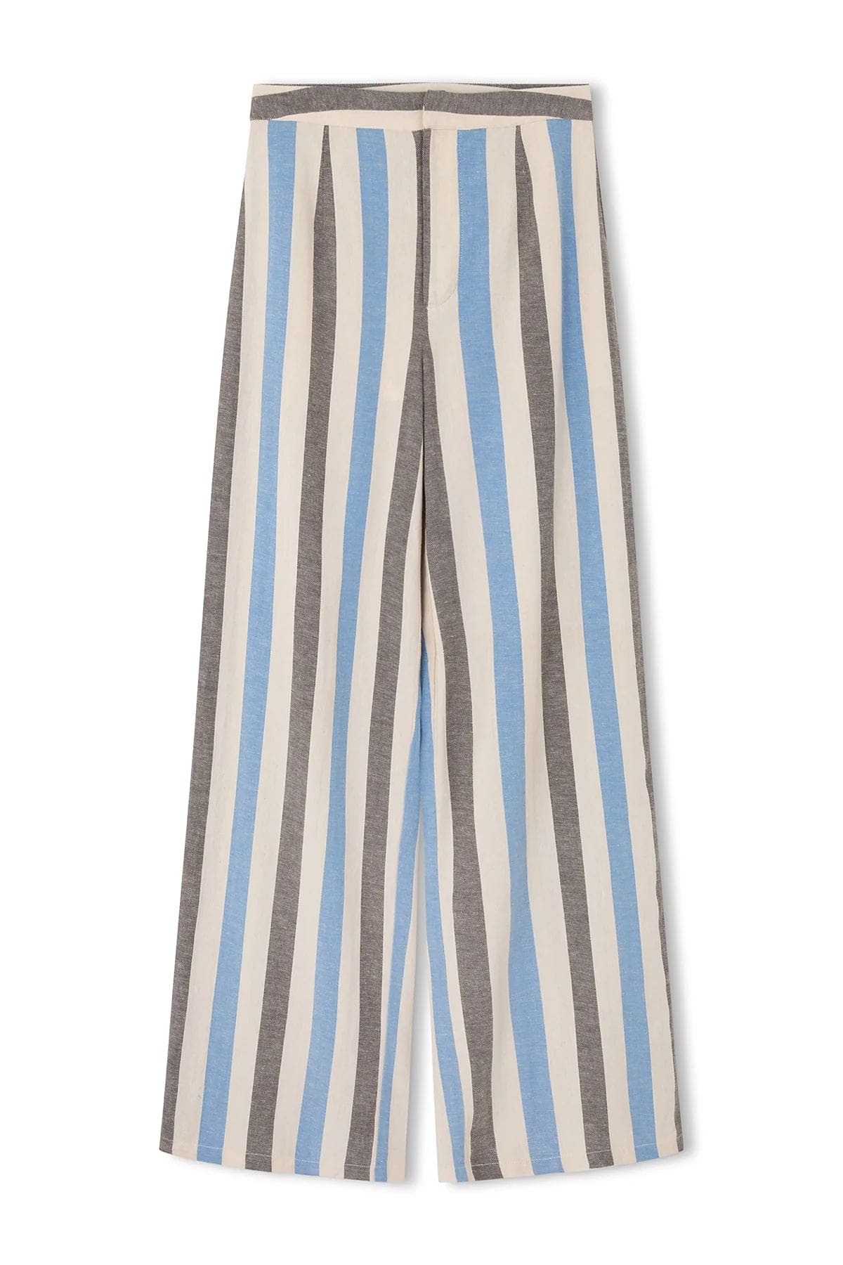 Zulu & Zephyr Pants - Casual Zulu & Zephyr | Sky Stripe Organic Cotton Blend Pant