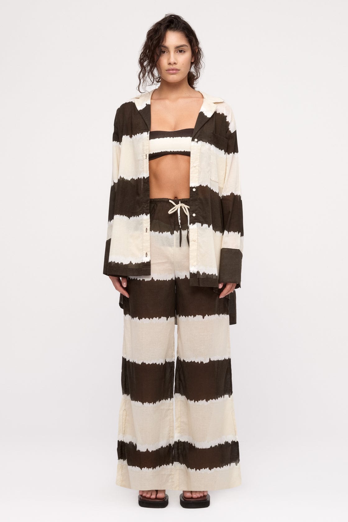 Zulu & Zephyr Shirts - Boho Tye Dye Stripe Shirt