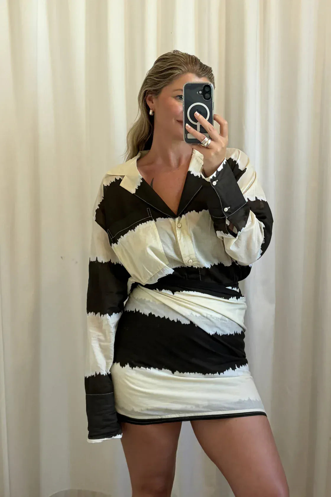 Zulu & Zephyr Shirts - Boho Tye Dye Stripe Shirt