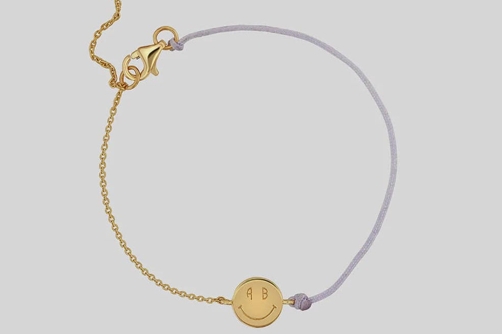 Anine Bing Jewellery Anine Bing | Smile String Chain Bracelet 14k gold