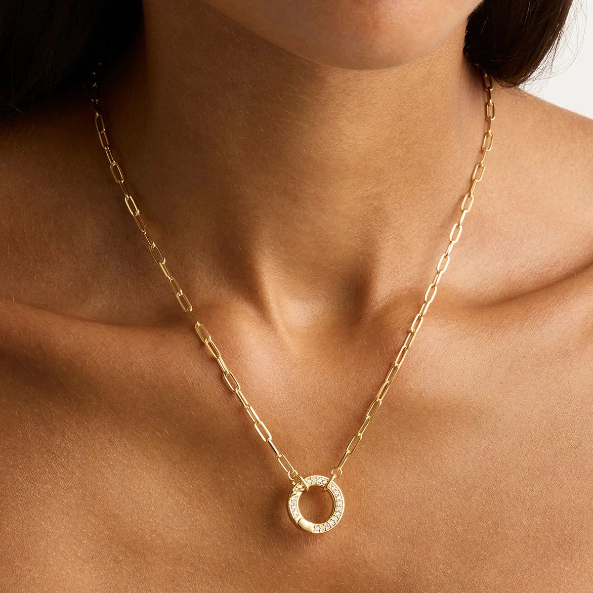 By Charlotte Jewellery By Charlotte | Celestial Annex Link Necklace - Gold