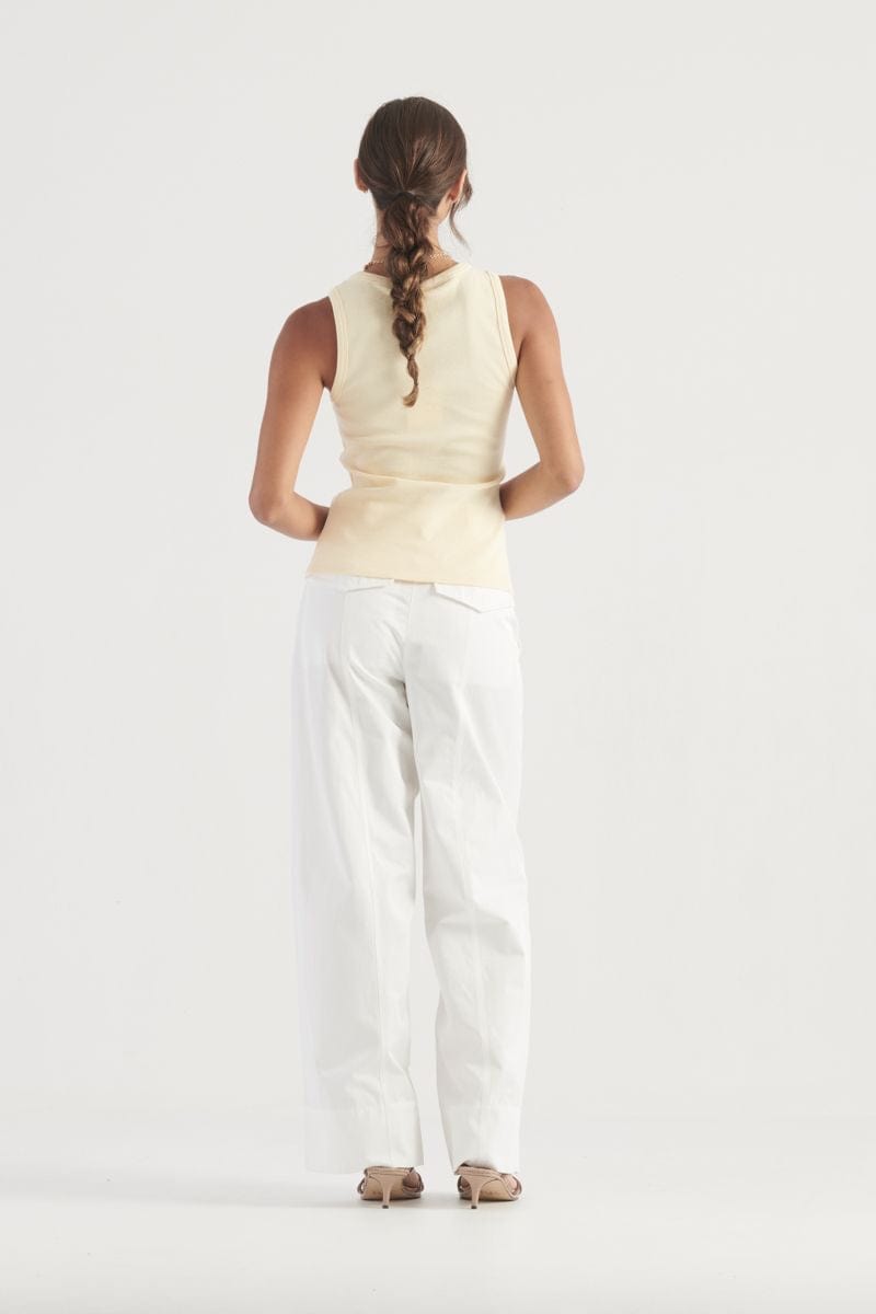 Elka Collective Pants Elka Collection | Estella Pants - White