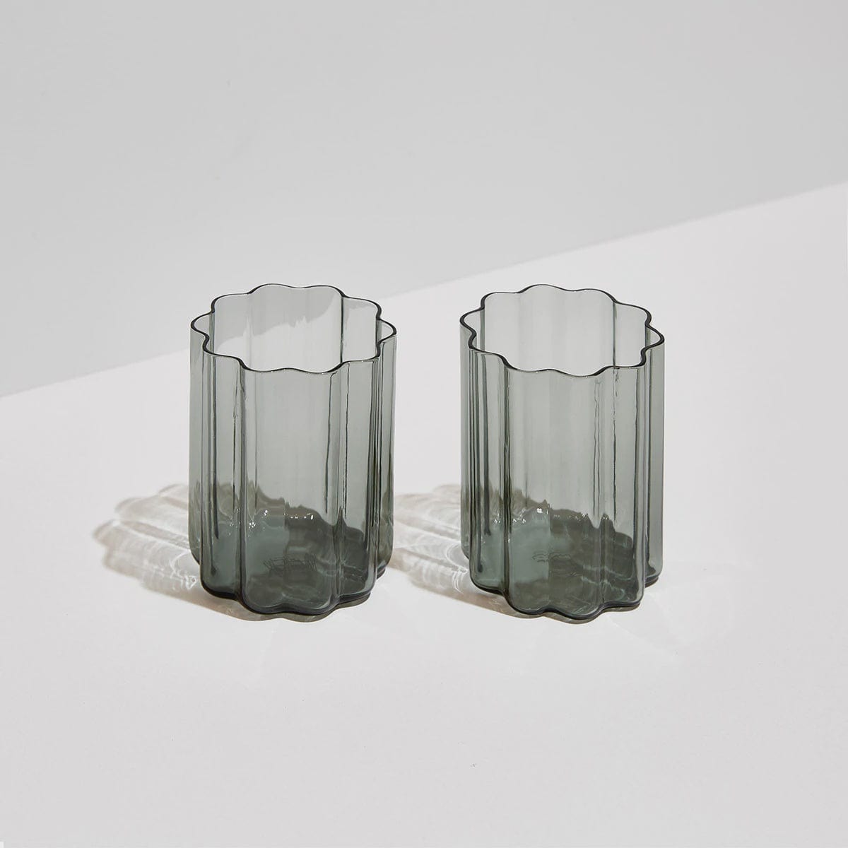Fazeek Glassware Fazeek | Wave Glasses x 2 - Smoke
