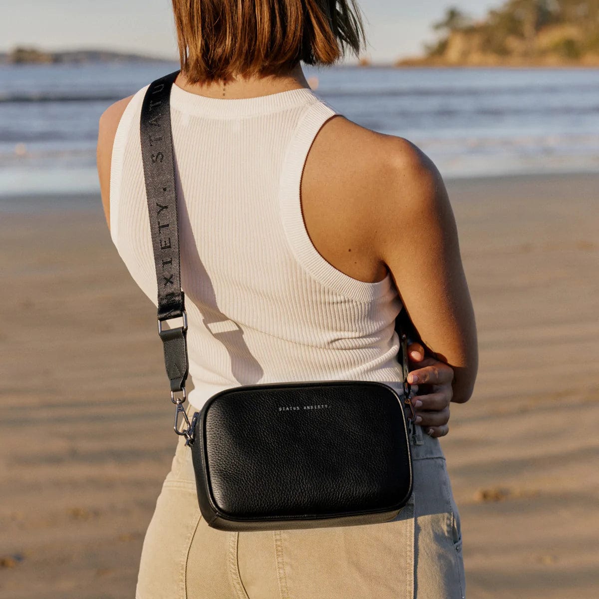 Status Anxiety Bags Status Anxiety | Plunder With Webbed Strap - Black