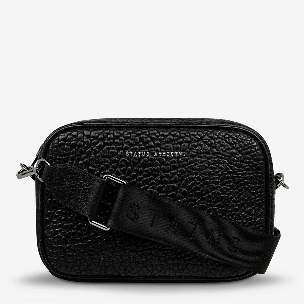 Status Anxiety Bags Status Anxiety | Plunder With Webbed Strap - Black Bubble