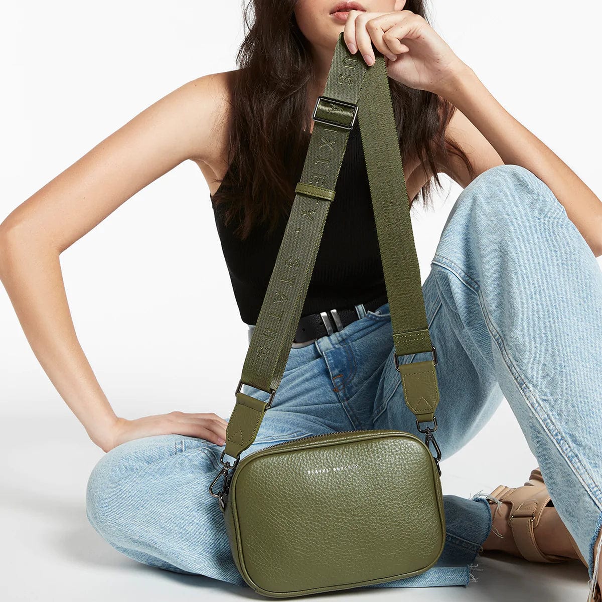 Status Anxiety Bags Status Anxiety | Plunder With Webbed Strap - Khaki