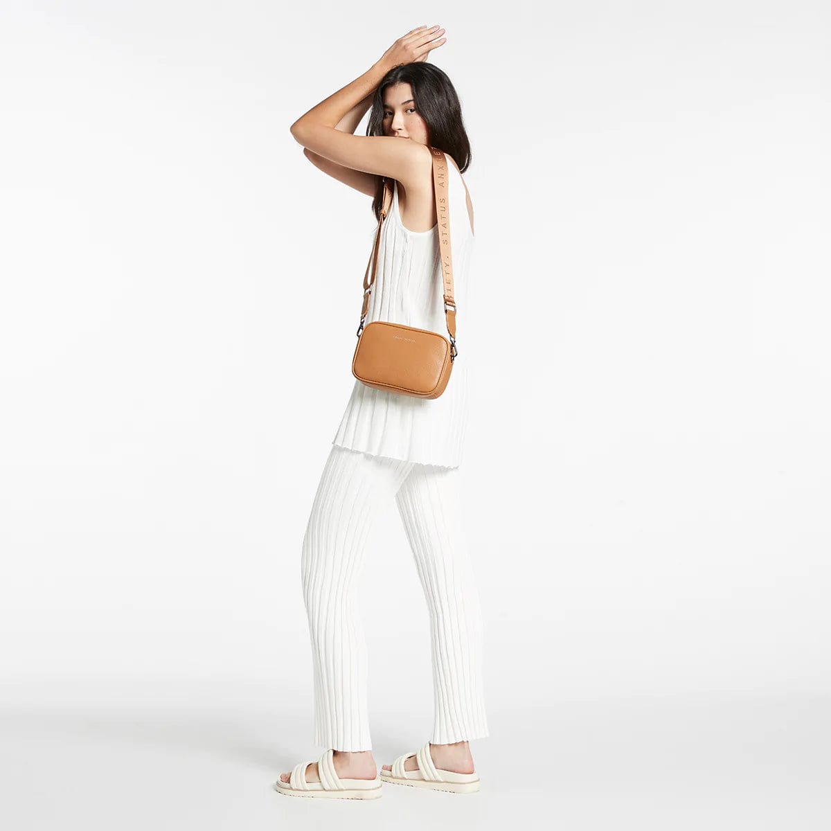 Status Anxiety Bags Status Anxiety | Plunder With Webbed Strap - Tan