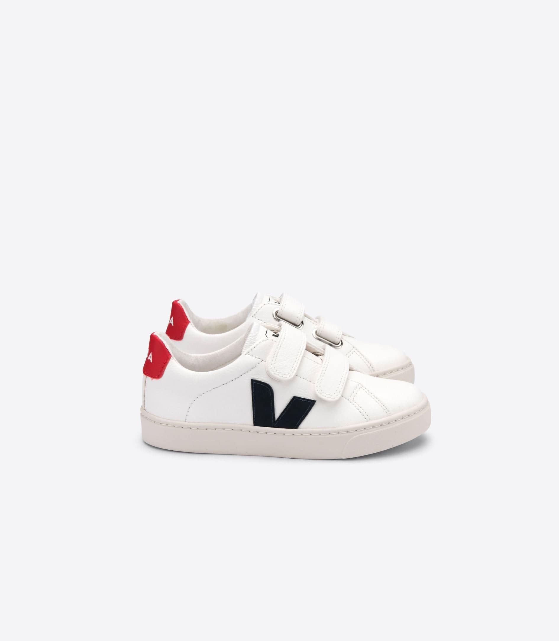 Veja Kids Veja | Kids Esplar Chromefree Leather White Nautico Pekin