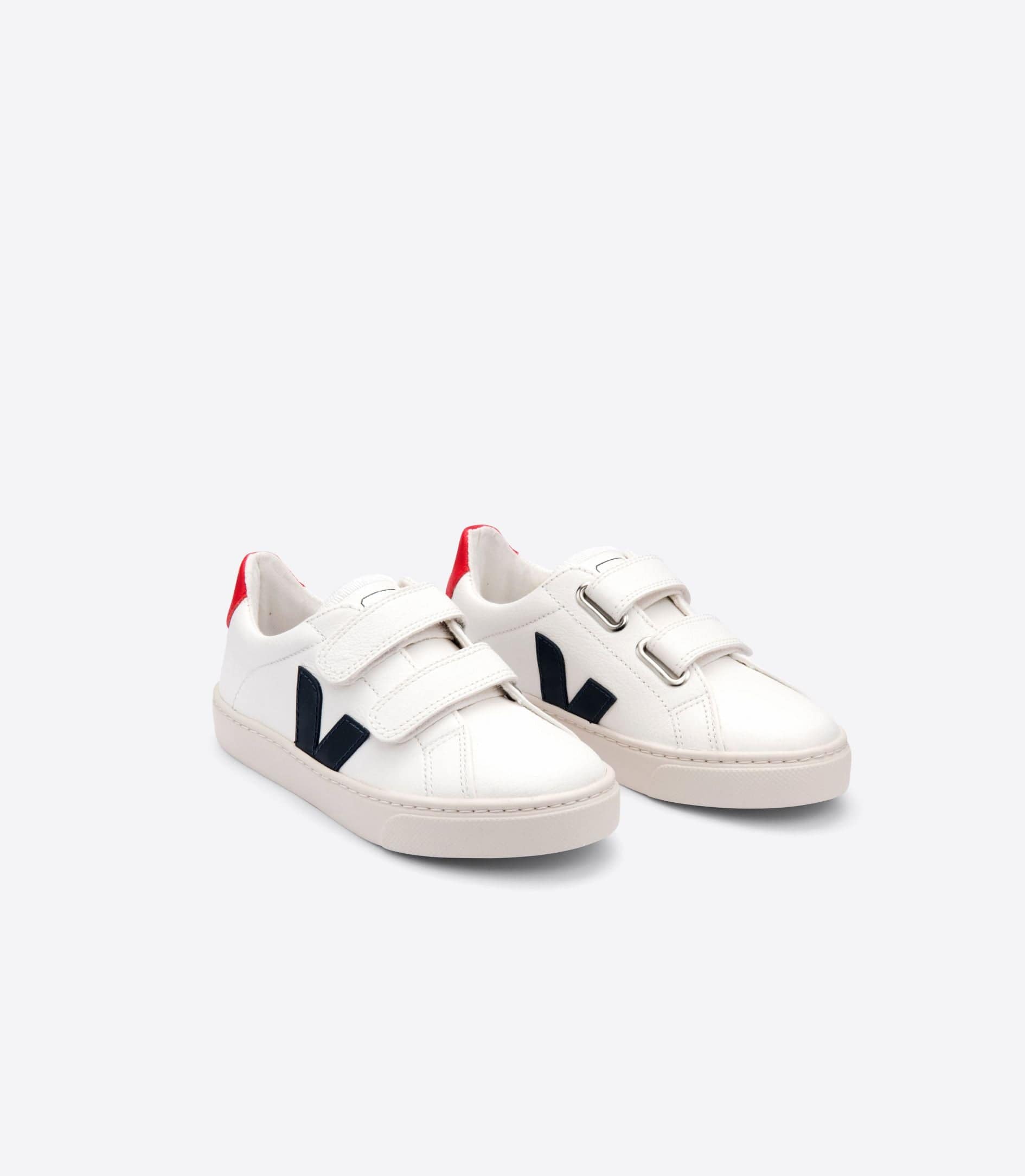 Veja Kids Veja | Kids Esplar Chromefree Leather White Nautico Pekin
