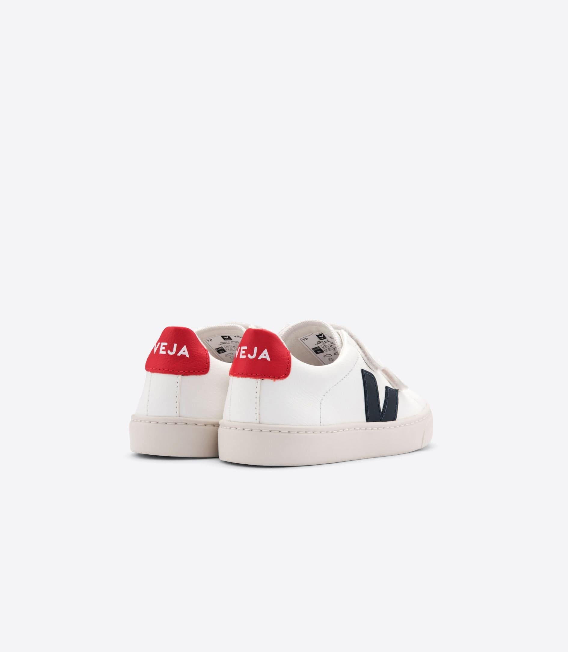 Veja Kids Veja | Kids Esplar Chromefree Leather White Nautico Pekin